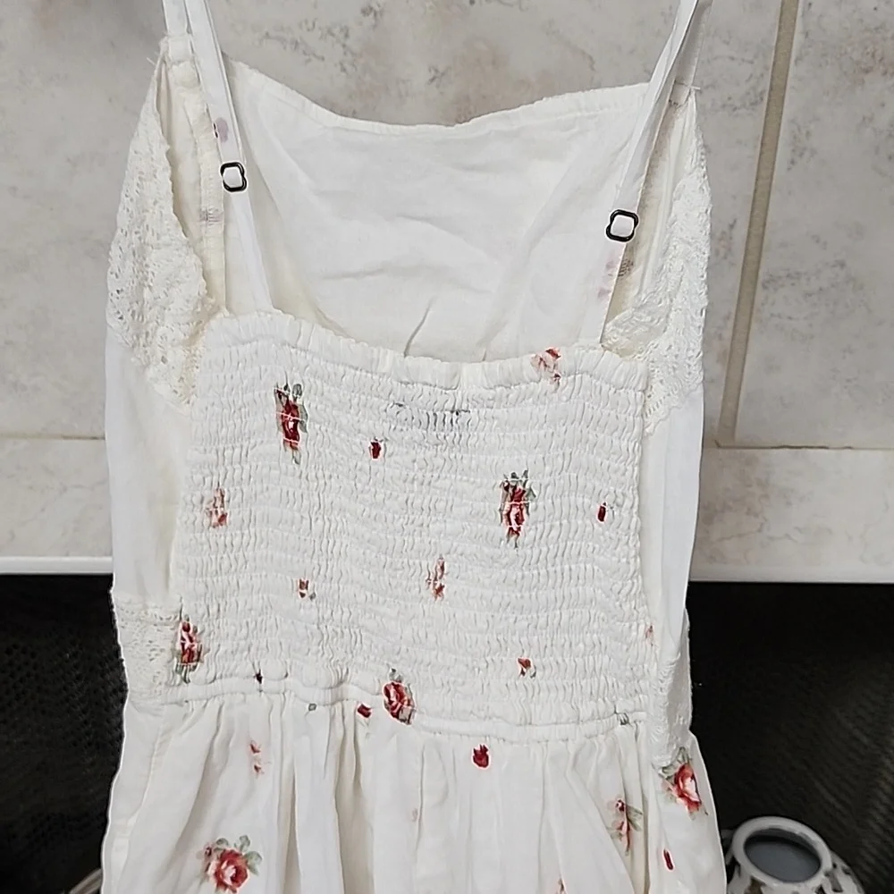 🌹 ABERCROMBIE Floral Cotton Maxi Dress 🌹
